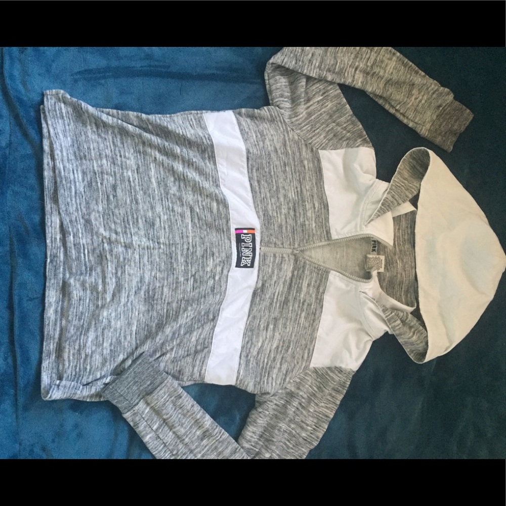 VS PINK active sweatshirt, hoodie half zip
